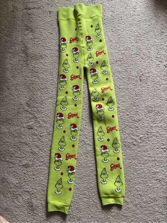 Primark Pants - Primark Neon Green Grinch Print Pullover